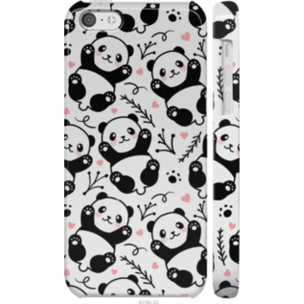 Чохол на iPhone 5c Панды (4318c-23)