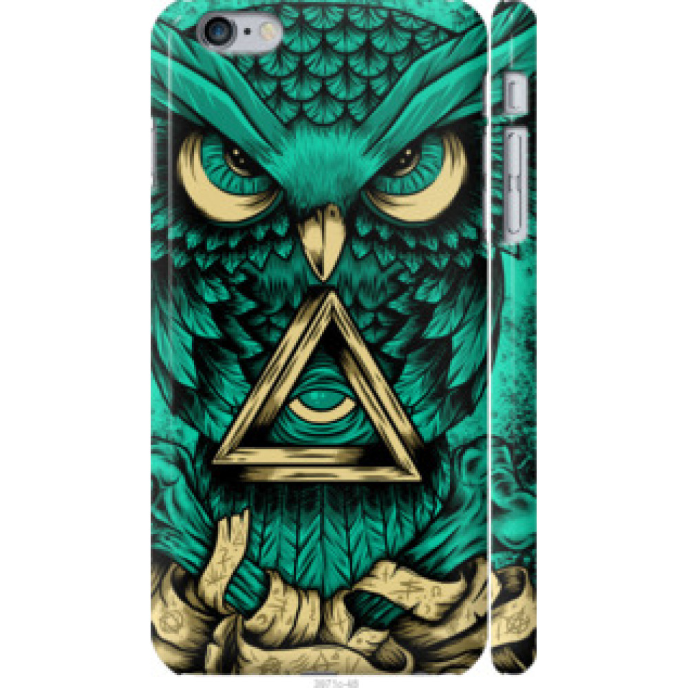 Чехол на iPhone 6s Plus Сова Арт-тату (3971c-91)