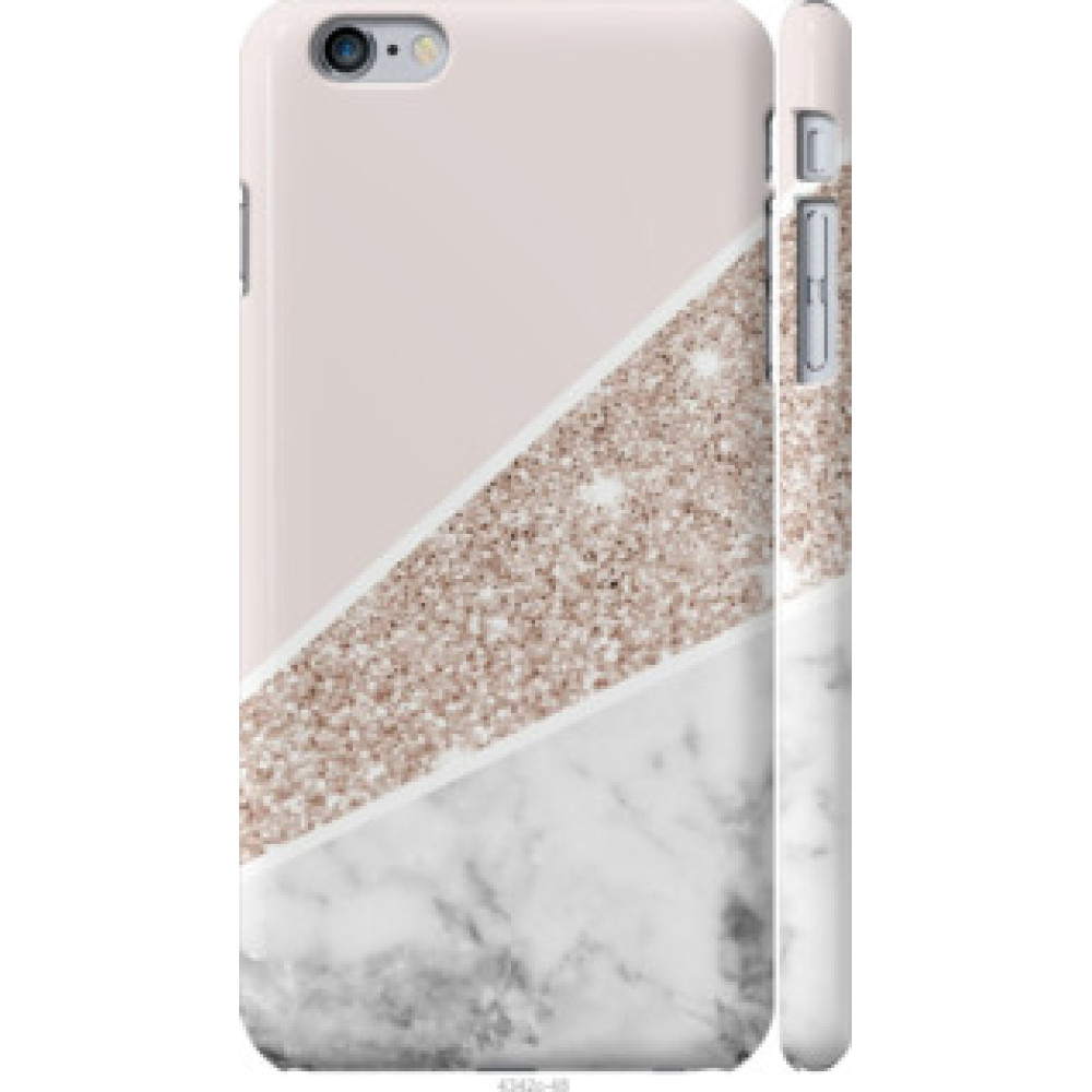 Чехол на iPhone 6s Plus Пастельный мрамор (4342c-91)