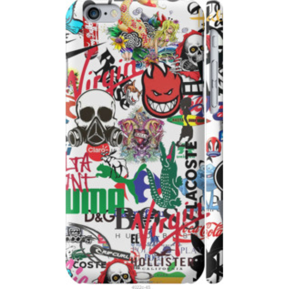 Чохол на iPhone 6 Many different logos (4022c-45)