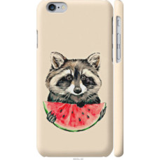 Чехол на iPhone 6s Енотик с арбузом (4605c-90)
