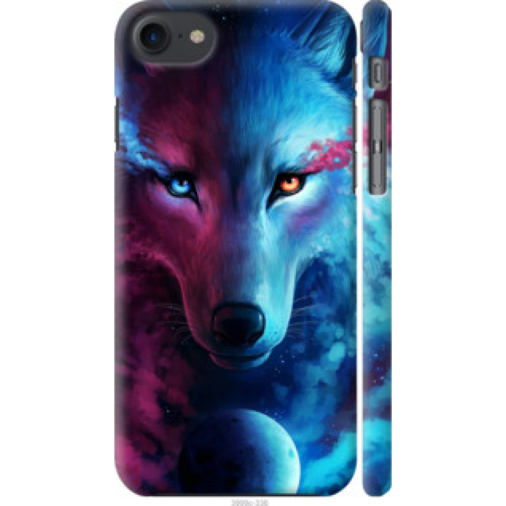 Чехол на Apple iPhone SE 2020 Арт-волк (3999c-2013)