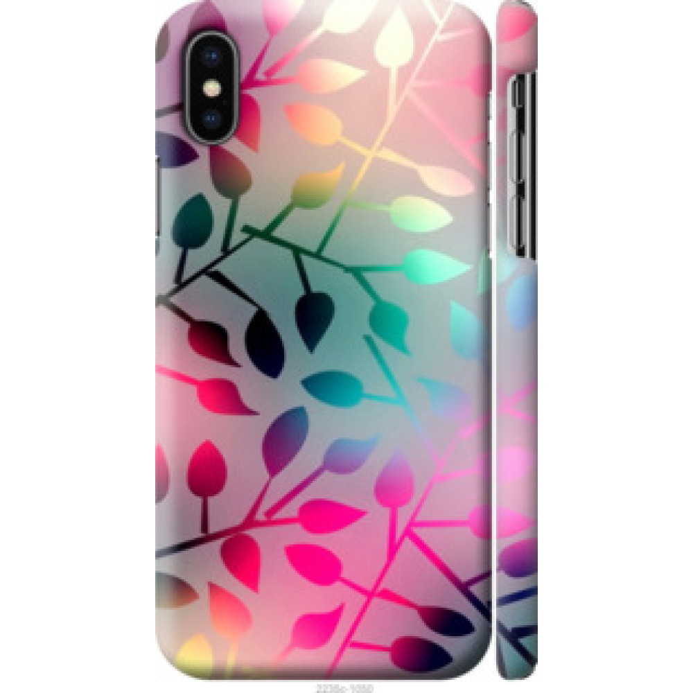 Чехол на Apple iPhone XS Листья (2235c-1583)
