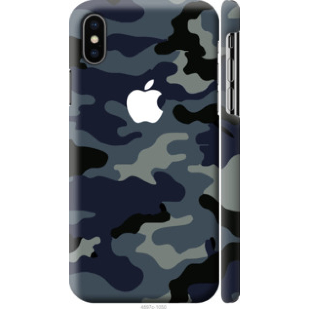 Чехол на Apple iPhone X Камуфляж 1 (4897c-1050)