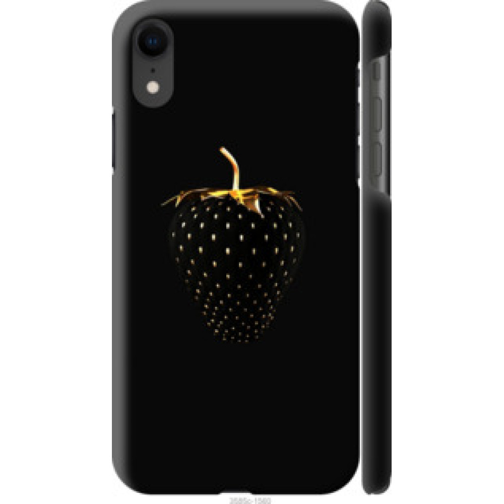 Чехол на Apple iPhone XR Черная клубника (3585c-1560)