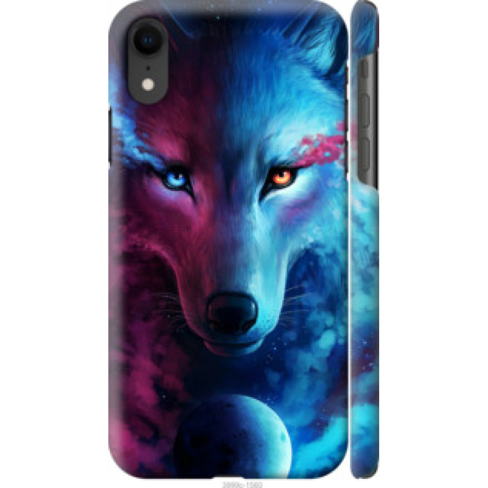 Чехол на Apple iPhone XR Арт-волк (3999c-1560)