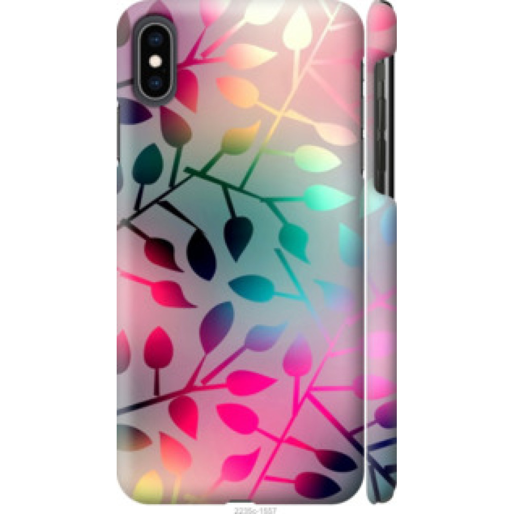 Чехол на Apple iPhone XS Max Листья (2235c-1557)