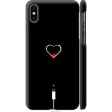 Чехол на Apple iPhone XS Max Подзарядка сердца (4274c-1557)
