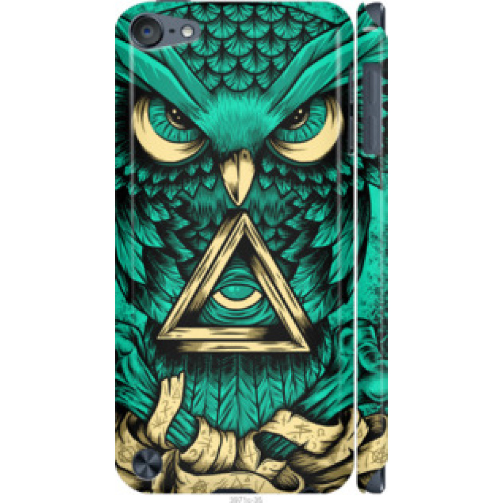 Чехол на iPod Touch 5 Сова Арт-тату (3971c-35)