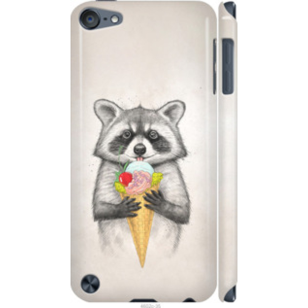 Чехол на iPod Touch 5 Енотик с мороженым (4602c-35)