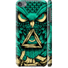 Чехол на iPod Touch 6 Сова Арт-тату (3971c-387)