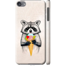 Чехол на iPod Touch 6 Енотик с мороженым (4602c-387)
