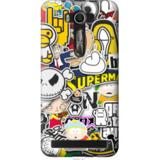 Чехол на Asus ZenFone 2 Laser 2 ZE550KL Popular logos (4023u-124)
