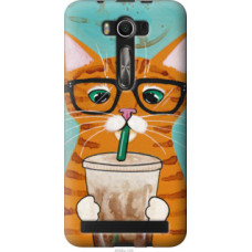 Чехол на Asus ZenFone 2 Laser 2 ZE550KL Зеленоглазый кот в очках (4054u-124)