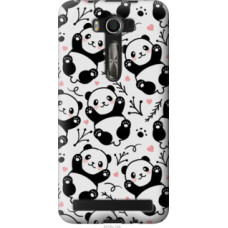Чехол на Asus ZenFone 2 Laser 2 ZE550KL Панды (4318u-124)