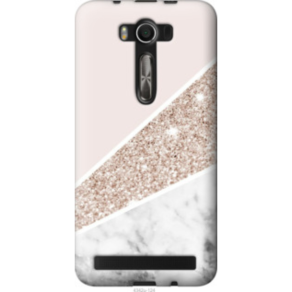 Чехол на Asus ZenFone 2 Laser 2 ZE550KL Пастельный мрамор (4342u-124)
