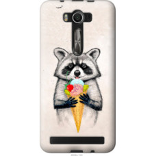 Чехол на Asus ZenFone 2 Laser 2 ZE550KL Енотик с мороженым (4602u-124)