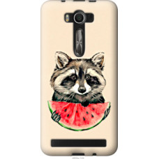 Чехол на Asus ZenFone 2 Laser 2 ZE550KL Енотик с арбузом (4605u-124)