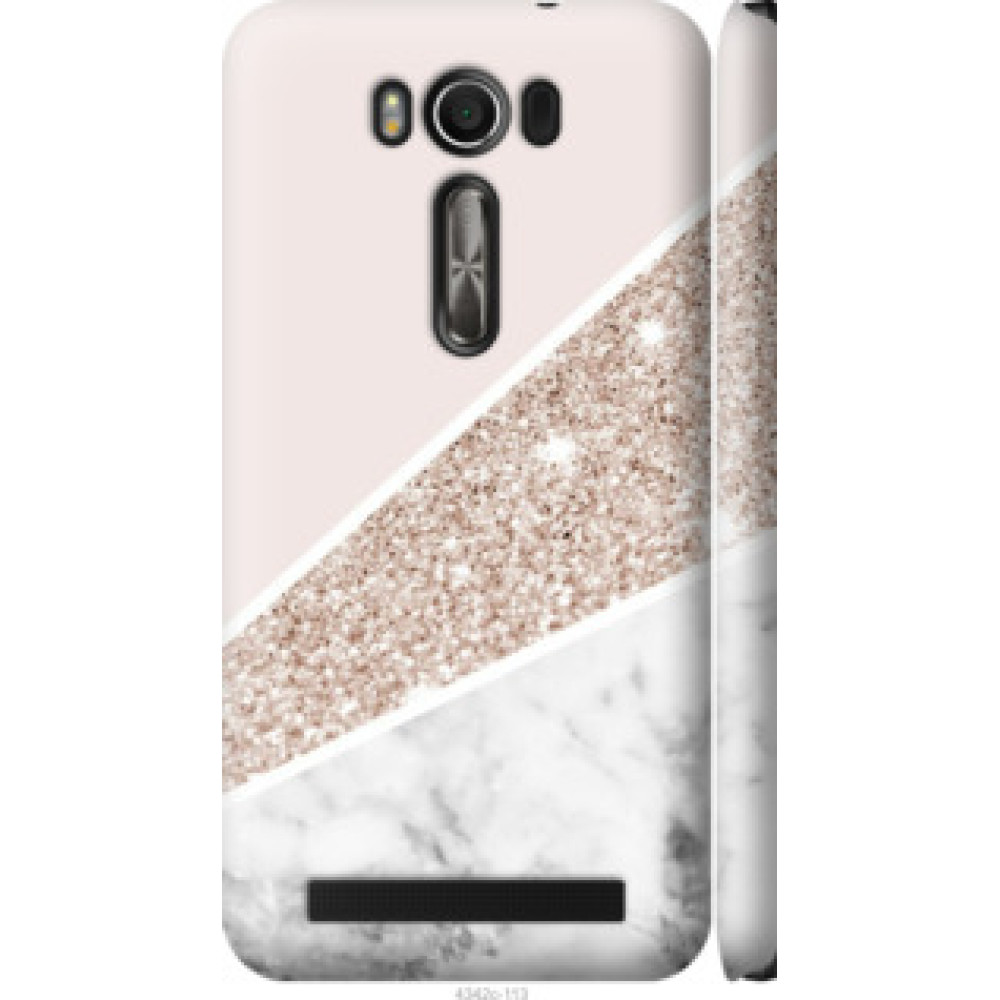 Чехол на Asus ZenFone 2 Laser ZE500KL Пастельный мрамор (4342c-113)