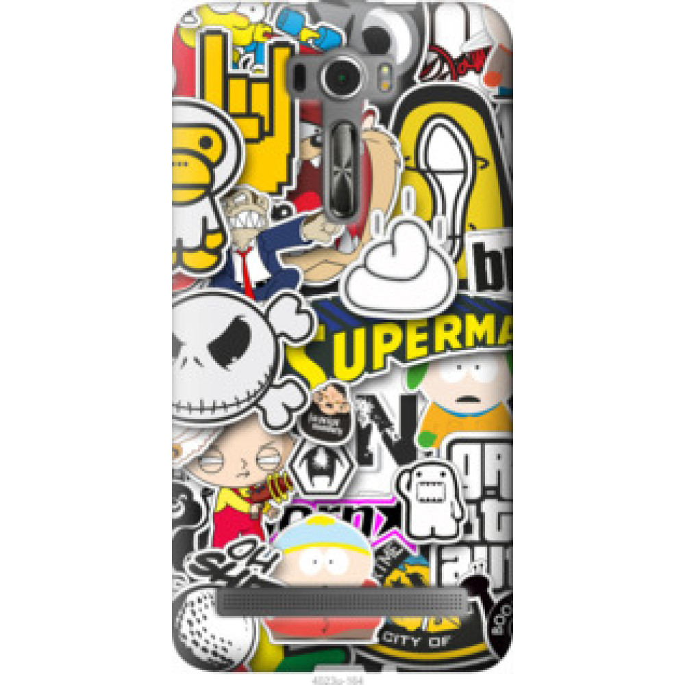 Чехол на Asus ZenFone 2 Laser ZE601KL Popular logos (4023u-164)