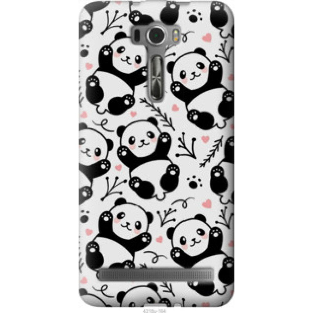 Чехол на Asus ZenFone 2 Laser ZE601KL Панды (4318u-164)