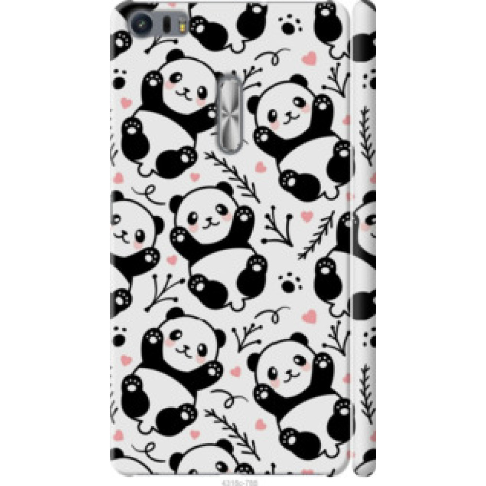 Чехол на Asus Zenfone 3 Ultra ZU680KL Панды (4318c-788)