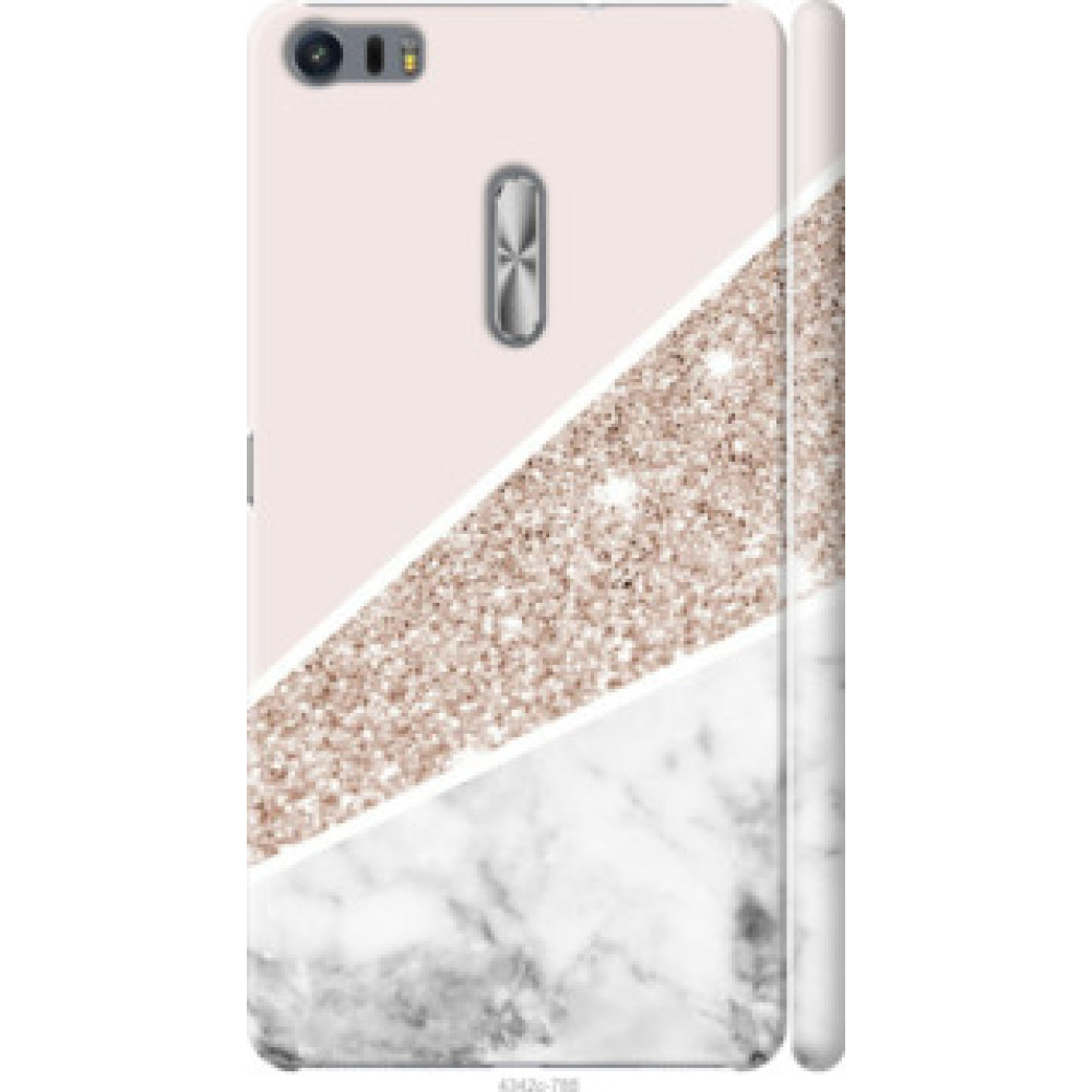 Чехол на Asus Zenfone 3 Ultra ZU680KL Пастельный мрамор (4342c-788)