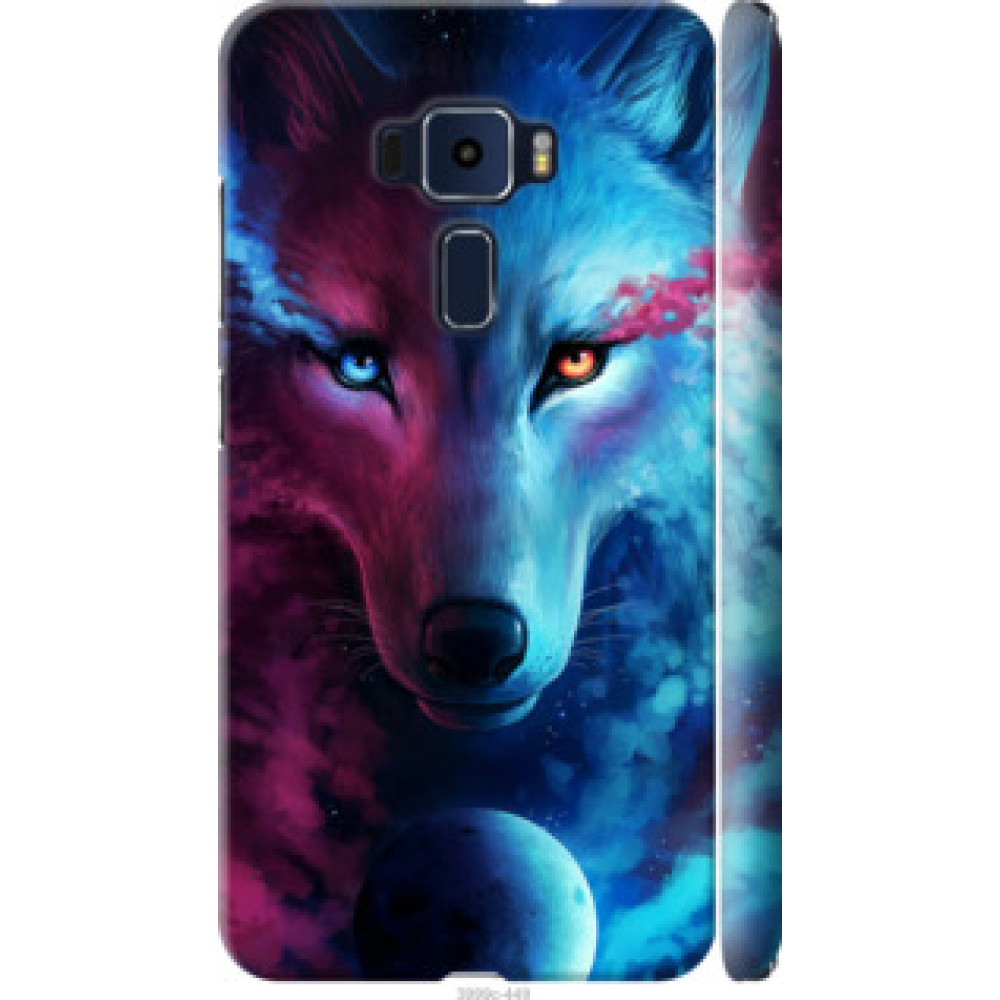 Чехол на Asus Zenfone 3 ZE520KL Арт-волк (3999c-449)