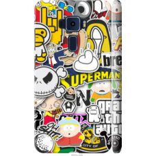 Чехол на Asus Zenfone 3 ZE520KL Popular logos (4023c-449)