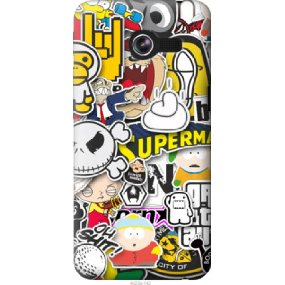 Чохол на Asus ZenFone 4 A400CGX Popular logos (4023u-142)