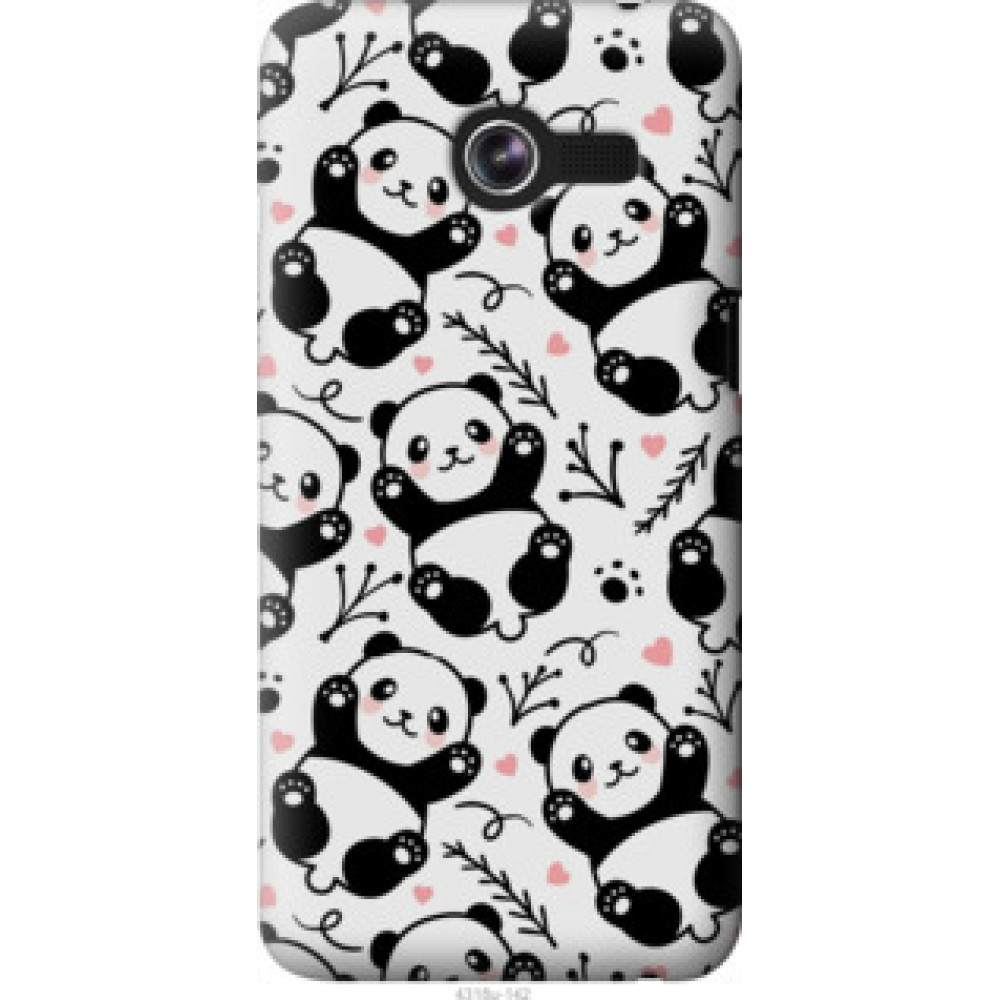 Чехол на Asus ZenFone 4 A400CGX Панды (4318u-142)