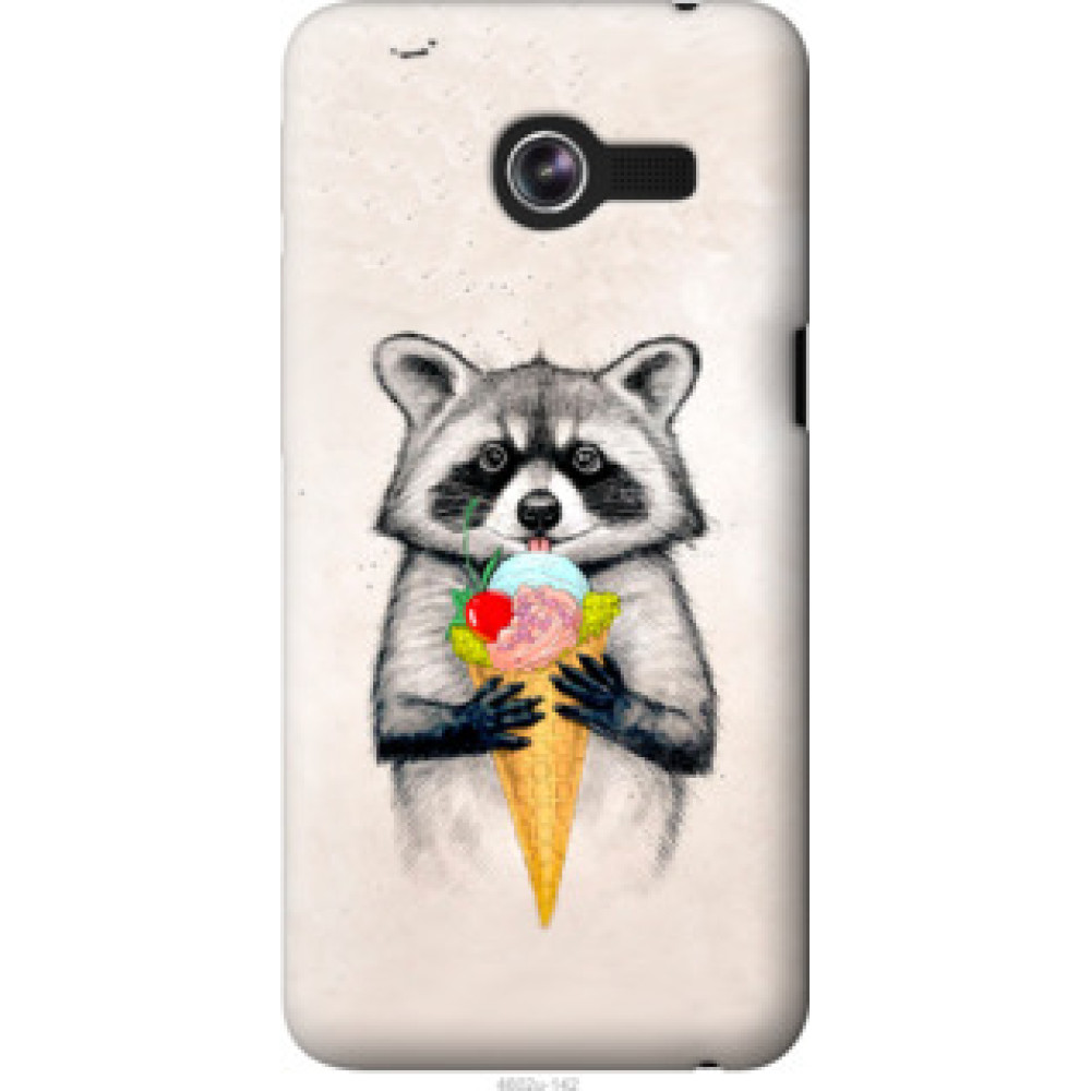 Чохол на Asus ZenFone 4 A400CGX Енотик с мороженым (4602u-142)