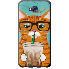 Чехол на Asus ZENFONE 4 SELFIE / ZD553KL Зеленоглазый кот в очках (4054u-1241)