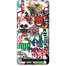 Чехол на Asus ZenFone 6 A600CG Many different logos (4022u-143)