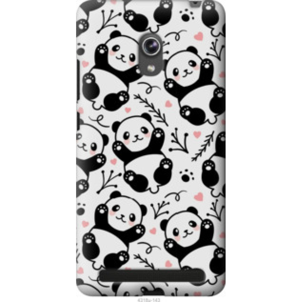 Чохол на Asus ZenFone 6 A600CG Панды (4318u-143)