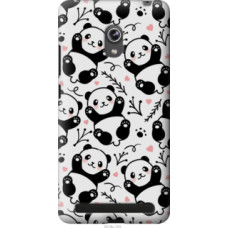 Чехол на Asus ZenFone 6 A600CG Панды (4318u-143)