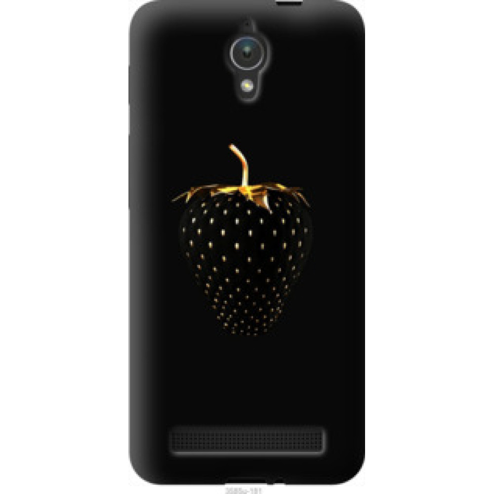 Чехол на Asus ZenFone C ZC451CG Черная клубника (3585u-181)