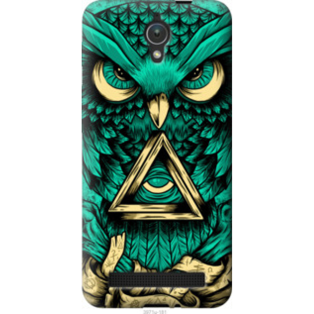Чехол на Asus ZenFone C ZC451CG Сова Арт-тату (3971u-181)