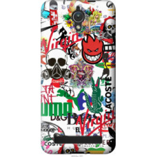 Чехол на Asus ZenFone C ZC451CG Many different logos (4022u-181)