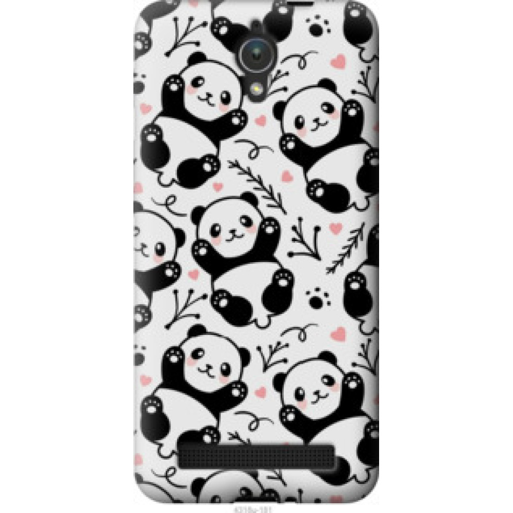 Чохол на Asus ZenFone C ZC451CG Панды (4318u-181)