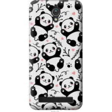 Чехол на Asus ZenFone C ZC451CG Панды (4318u-181)