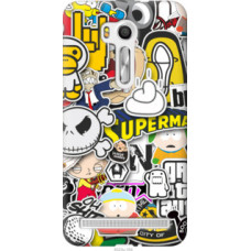 Чехол на Asus ZenFone Go TV ZB551KL Popular logos (4023u-354)