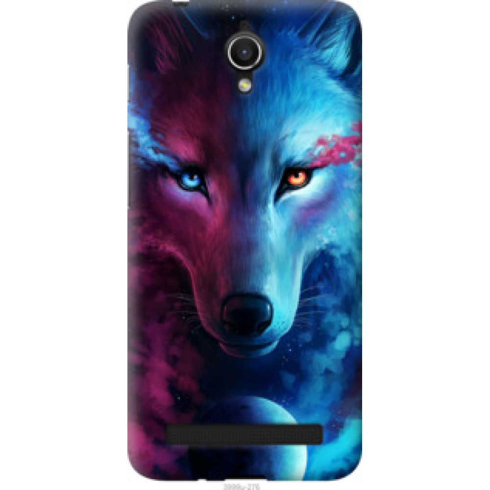Чехол на Asus ZenFone Go ZC451TG Арт-волк (3999u-276)