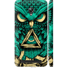 Чехол на Asus Zenfone Go ZC500TG Сова Арт-тату (3971c-160)