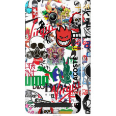 Чехол на Asus Zenfone Go ZC500TG Many different logos (4022c-160)
