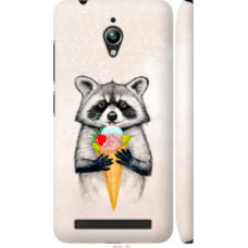 Чехол на Asus Zenfone Go ZC500TG Енотик с мороженым (4602c-160)