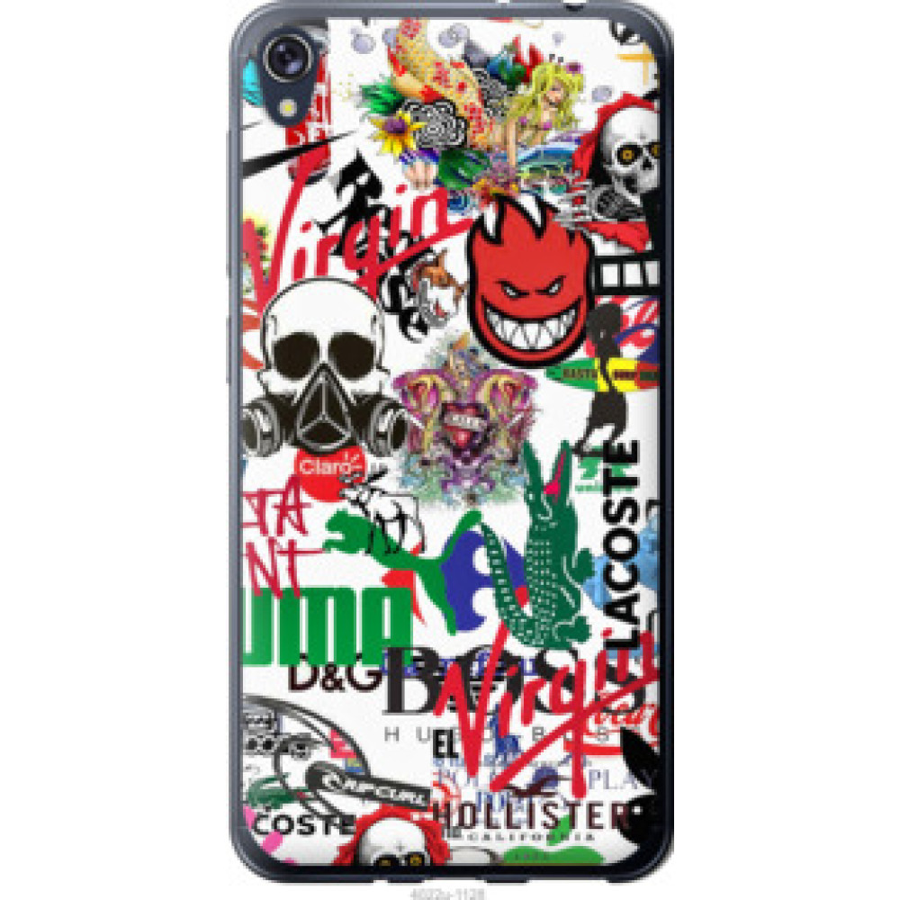 Чохол на Asus ZENFONE Live ZB501KL Many different logos (4022u-1128)