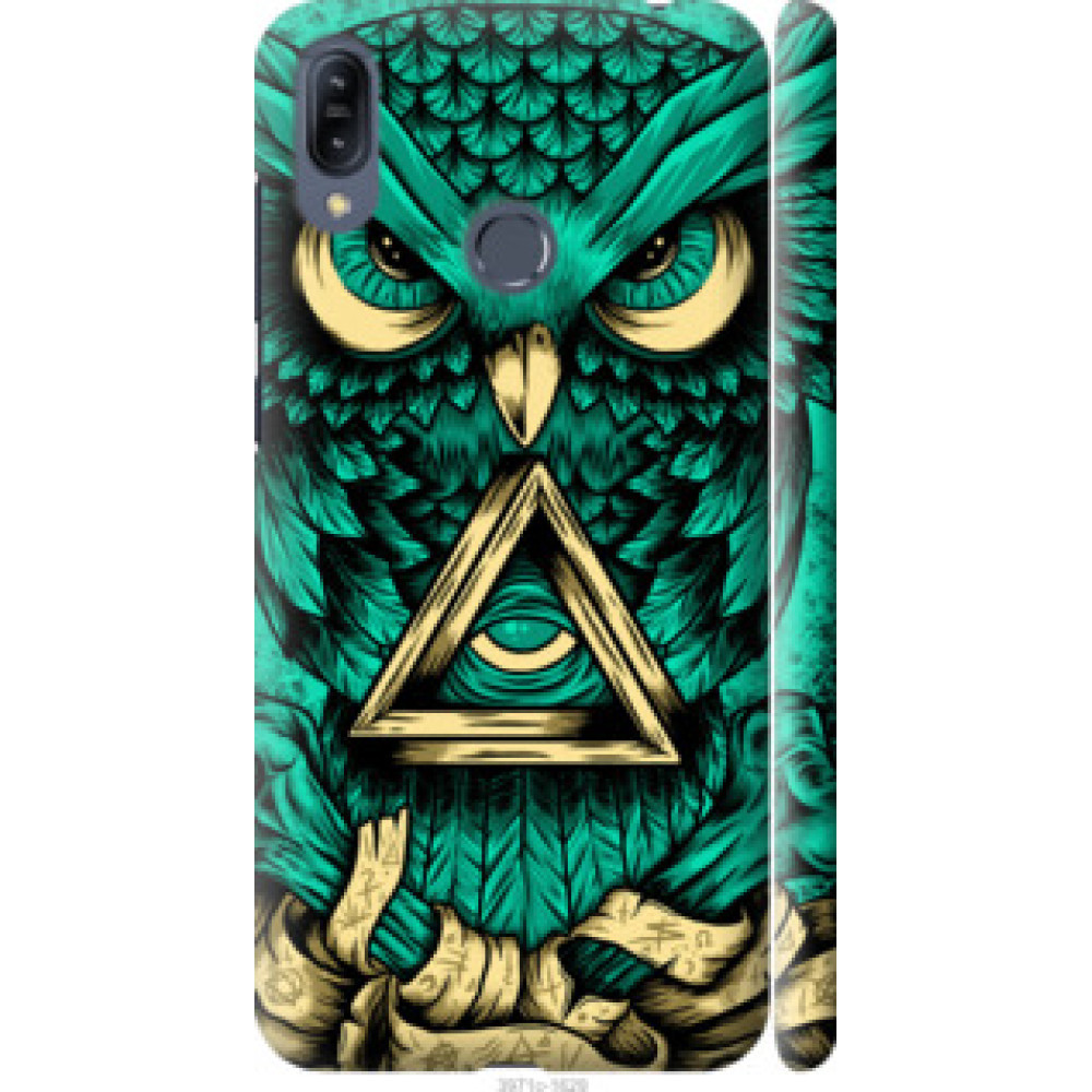 Чехол на Asus Zenfone Max M2 ZB633KL Сова Арт-тату (3971c-1629)