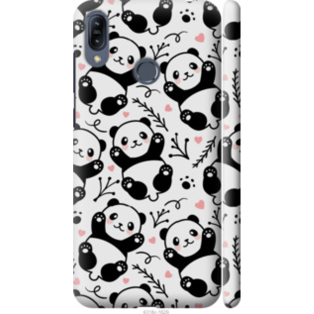 Чехол на Asus Zenfone Max M2 ZB633KL Панды (4318c-1629)