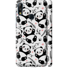 Чехол на Asus Zenfone Max Pro M2 ZB631KL Панды (4318c-1641)